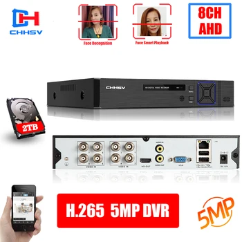 8 Channel AHD Video Recorder H.265 5MP 4MP 1080P 5 in 1 Hybrid DVR 8ch IP NVR For Home CCTV dvr camera surveillance
8 Channel AHD Video Recorder H.265 5MP 4MP 1080P 5 in 1 Hybrid DVR 8ch IP NVR For Home CCTV dvr camera surveillance