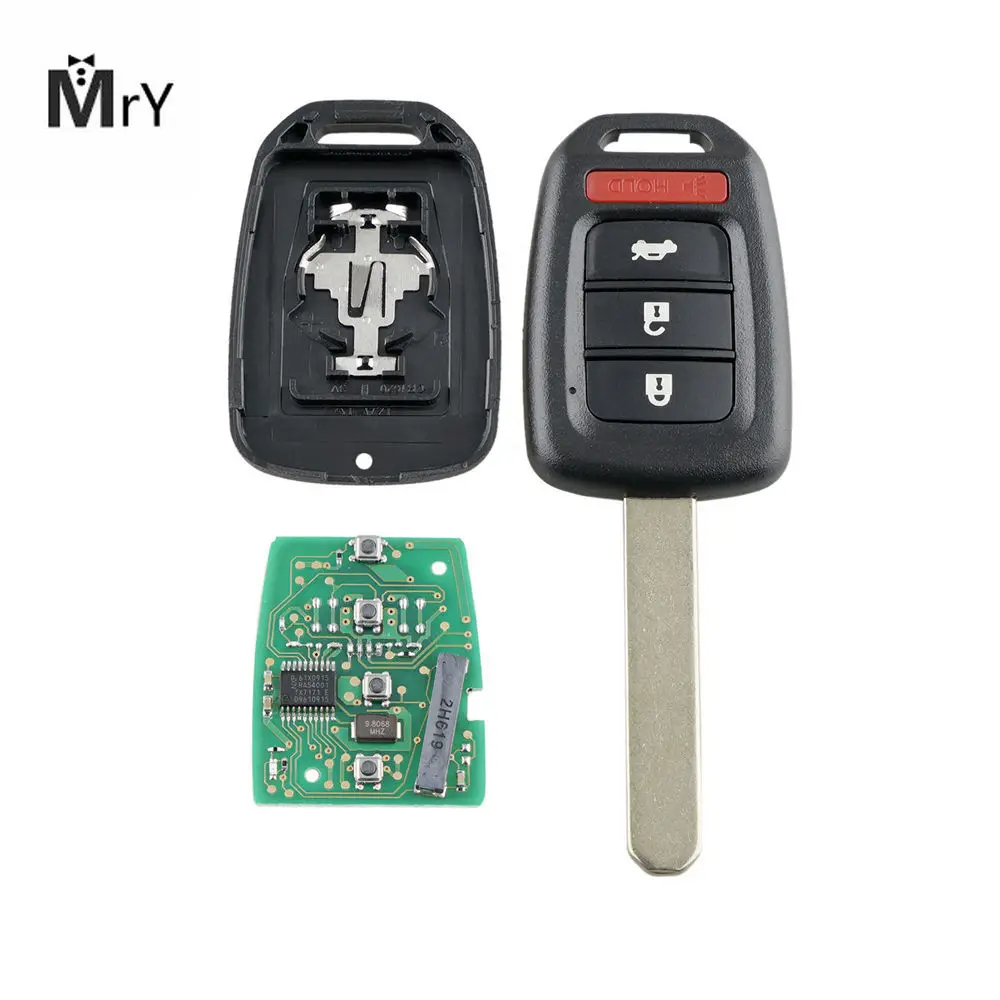 Replacement 4 button Car Key Fob with Chip Keyless Remote Key Fob For 2013 2014 2015 2016 2017 Honda Accord
Replacement 4 button Car Key Fob with Chip Keyless Remote Key Fob For 2013 2014 2015 2016 2017 Honda Accord