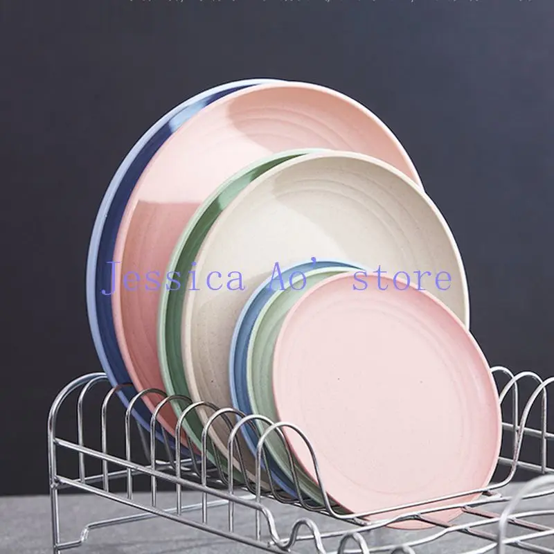 

8pcs 15x1.5cm European Plate Trinket Dish Round Candy Dish Small Dessert Tray Fruit Plate Cute Snack Plates Wholesale