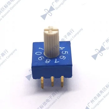 0-9 rotary coding switch 10-bit PCB 8421C positive code 3:3 handle 7mm horizontal
0-9 rotary coding switch 10-bit PCB 8421C positive code 3:3 handle 7mm horizontal