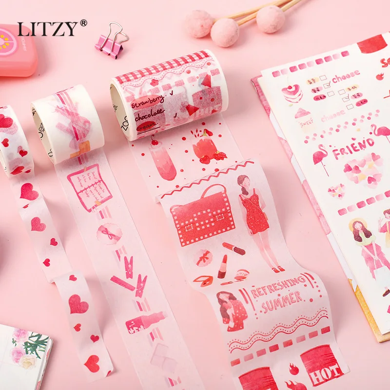 6Pcs/Set Listen To The End Of Summer Series Washi Tape Adhesive Tape DIY Scrapbooking Sticker Label Masking Tape Stationery Gift
6Pcs/Set Listen To The End Of Summer Series Washi Tape Adhesive Tape DIY Scrapbooking Sticker Label Masking Tape Stationery Gift