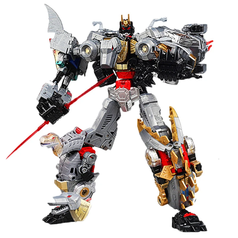 BPF G1 преобразования игрушка Dinoking Volcanicus гримлока шлака шлама налетайте слэш Dinobots