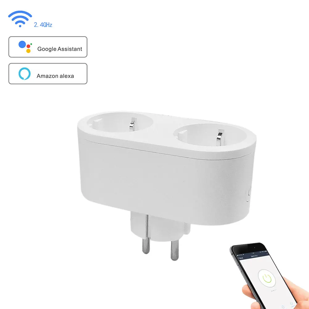 2 In 1 Smart Plug Wifi Smart Socket 16A EU Plug Outlet Power Monitor Energy Saver Works Google Home Mini Alexa IFTTT
2 In 1 Smart Plug Wifi Smart Socket 16A EU Plug Outlet Power Monitor Energy Saver Works Google Home Mini Alexa IFTTT