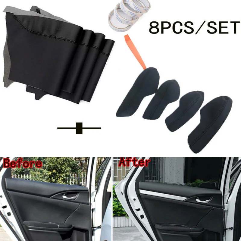 8pcs/set Car Door Panel Armrest Cover Surface Shell Trim Anti-scratch Black Decorative accessories For Honda Civic 2016-2018
8pcs/set Car Door Panel Armrest Cover Surface Shell Trim Anti-scratch Black Decorative accessories For Honda Civic 2016-2018