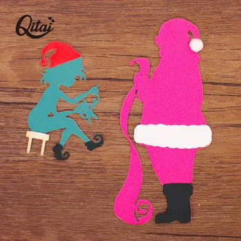 QITAI Merry Christmas Santa Claus Elf Cutting Dies for DIY Scrapbook Handmade Paper Craft Metal steel Template Tool MD233
QITAI Merry Christmas Santa Claus Elf Cutting Dies for DIY Scrapbook Handmade Paper Craft Metal steel Template Tool MD233