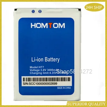 10pcs High Quality 3000mAh 3.8V HT7 Backup Replacement Cell Phone Battery for HOMTOM HT7 HT7 Pro Battery + delivery tracking
10pcs High Quality 3000mAh 3.8V HT7 Backup Replacement Cell Phone Battery for HOMTOM HT7 HT7 Pro Battery + delivery tracking