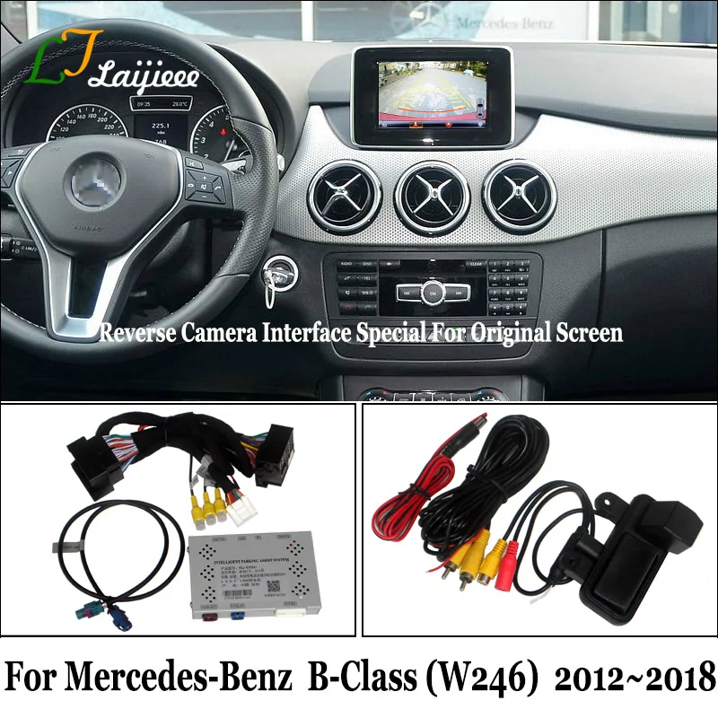 

For Mercedes Benz B Calss W246 2012~2018 Reverse Camera Kit / HD Rearview Backup Parking Camera With Interface Update OEM Screen
