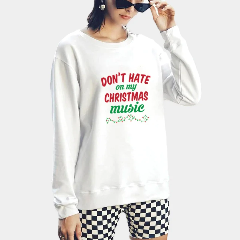 Women Christmas Pullovers Long Sleeve Autumn Plus Size Loose Casual Letter Print Sweatshirts O-Neck Fashion Sport Tops Steetwear
Women Christmas Pullovers Long Sleeve Autumn Plus Size Loose Casual Letter Print Sweatshirts O-Neck Fashion Sport Tops Steetwear