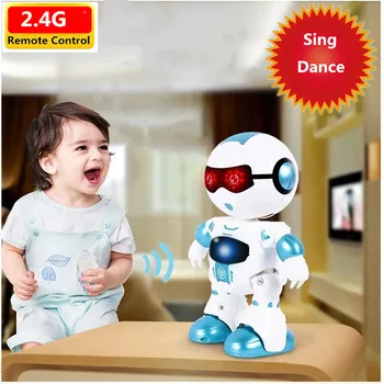 Remote Control Intelligent Smart RC Robot Can Singing Walking Dancing Touch Control Programming Toy Eye Flash Lights Kid Friends
Remote Control Intelligent Smart RC Robot Can Singing Walking Dancing Touch Control Programming Toy Eye Flash Lights Kid Friends