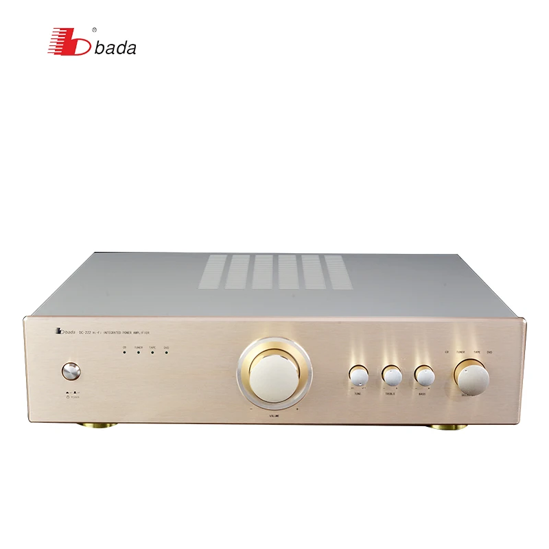 

Bada DC-222 combined fever audio power amplifier pure transistor dual channel HIFI high fidelity power amplifier 90W*2