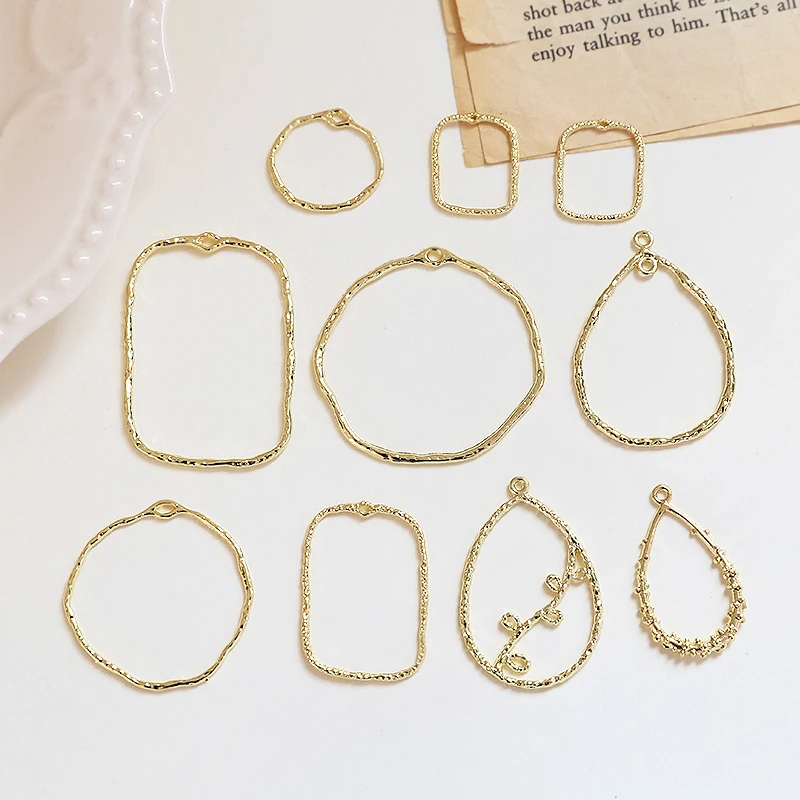 10pcs DIY Irregular Pendants Handmade Hollow Waterdrop Pendant Charms for DIY Necklace Earrings Jewelry Making Findings
10pcs DIY Irregular Pendants Handmade Hollow Waterdrop Pendant Charms for DIY Necklace Earrings Jewelry Making Findings
