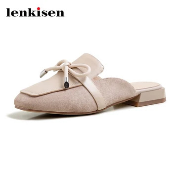 Lenkisen concise style mixed cloth square toe low square heel butterfly-knot sweet mules slip on beauty girls women pumps L51
Lenkisen concise style mixed cloth square toe low square heel butterfly-knot sweet mules slip on beauty girls women pumps L51