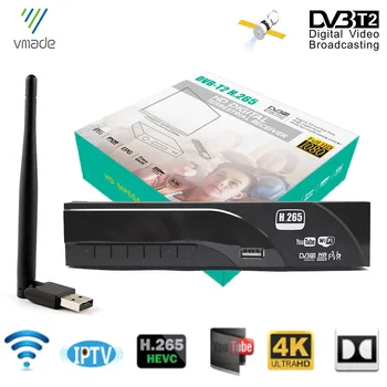 Hot Selling Europe H.265/HEVC AC3 Dolby Audio HD Digital Terrestrial Decoder Fully 1080P DVB-T2 DVB-T TV Tuner + USB WIFI
Hot Selling Europe H.265/HEVC AC3 Dolby Audio HD Digital Terrestrial Decoder Fully 1080P DVB-T2 DVB-T TV Tuner + USB WIFI