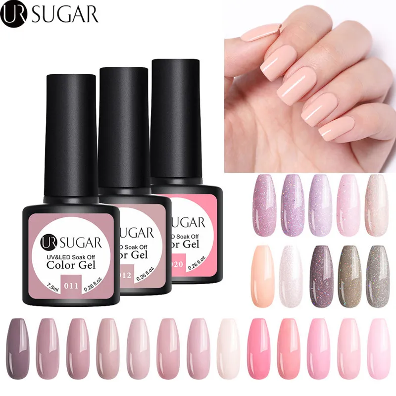 UR SUGAR 7.5ml Pink Color UV Gel Polish Holographic Glitter Semi Permanent Soak Off Nail Art Gel Lacquer Varnish Manicure Design
UR SUGAR 7.5ml Pink Color UV Gel Polish Holographic Glitter Semi Permanent Soak Off Nail Art Gel Lacquer Varnish Manicure Design