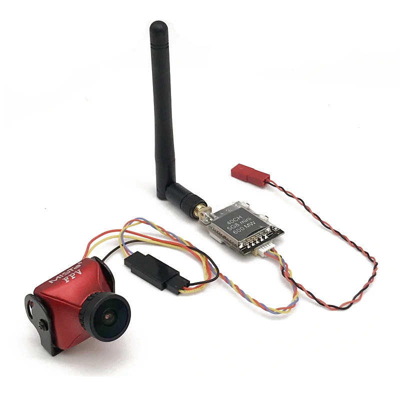 Простой в использовании 5 8G набор FPV 600 мВт видеопередатчик и CCD 800TVL 2 1 мм HD 1080P 16:9 OSD