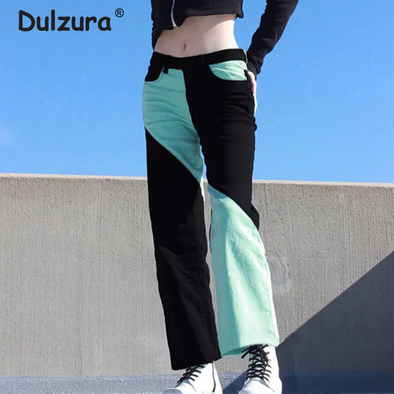 2019 New Irregular Patchwork Flare Pants Women Harajuku Button Pockets Slim Jeans Pant Punk Style Zipper Long Trousers Female
2019 New Irregular Patchwork Flare Pants Women Harajuku Button Pockets Slim Jeans Pant Punk Style Zipper Long Trousers Female