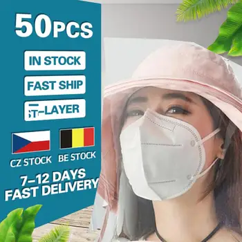 2/5/10pcs KN95 Masks NonWoven 95% Filtration Mouth Masks Safety KN95 Face Masks Disposable Thickened Mascarillas Masque
2/5/10pcs KN95 Masks NonWoven 95% Filtration Mouth Masks Safety KN95 Face Masks Disposable Thickened Mascarillas Masque