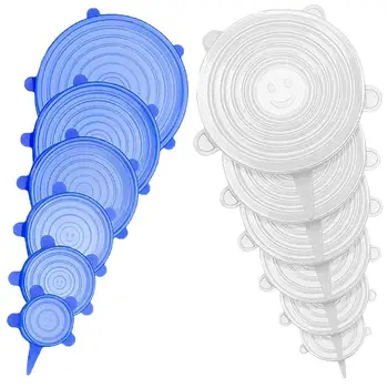 12Pcs Elastic Silicone Lid Bowl Lids Reusable Food Covers Refrigerator Food Salad Cups Jar Cover Kitchen Tools 
12Pcs Elastic Silicone Lid Bowl Lids Reusable Food Covers Refrigerator Food Salad Cups Jar Cover Kitchen Tools