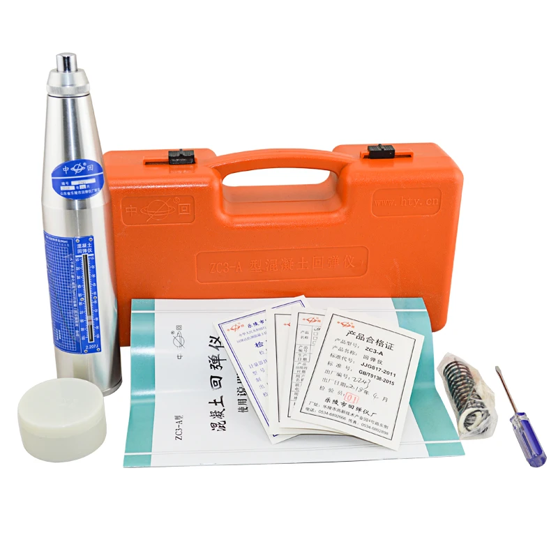 Leling ZC3-A concrete rebound instrument, ZC-5 mortar compressive strength detector. With certificate of verification.
Leling ZC3-A concrete rebound instrument, ZC-5 mortar compressive strength detector. With certificate of verification.