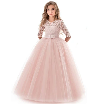 Dress Elegant Girls Party Long Dress Girls Vestido Children Princess Kids Lace Flower Communion Dresses for Wedding Christmas
Dress Elegant Girls Party Long Dress Girls Vestido Children Princess Kids Lace Flower Communion Dresses for Wedding Christmas