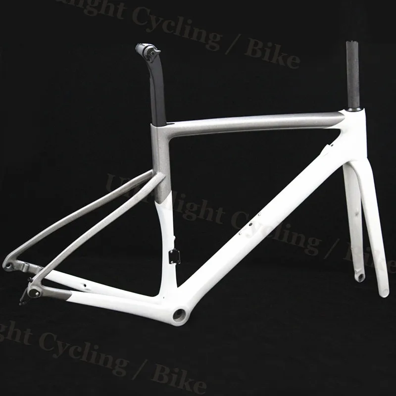 Disc-Disk Road-Frames Carbon T1000 Selection White Black UD Gloss with Bicycle-Frameset Carbon-Road-Frame V Brake
Disc-Disk Road-Frames Carbon T1000 Selection White Black UD Gloss with Bicycle-Frameset Carbon-Road-Frame V Brake