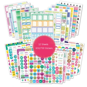 12sheets Study Work Plan DIY Precut Decoration Stationery Diary Sticker Planner Day Planner Index Label Weekly Monthly Tabs
12sheets Study Work Plan DIY Precut Decoration Stationery Diary Sticker Planner Day Planner Index Label Weekly Monthly Tabs