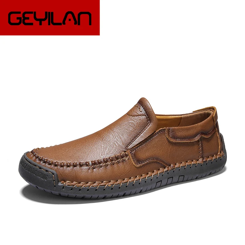 Genuine Leather Men Shoes Casual 2020 Spring Italian Mens Loafers Moccasins Breathable Slip on Driving Shoes Men Plus Size 48
Genuine Leather Men Shoes Casual 2020 Spring Italian Mens Loafers Moccasins Breathable Slip on Driving Shoes Men Plus Size 48