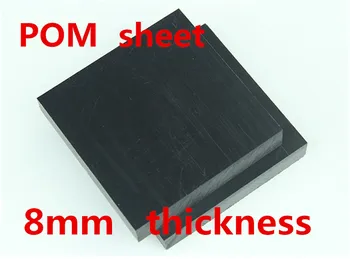 8mm thickness POM Sheet black colour Polyoxymethylene Plate Model steel CNC engraving Board Engineering plastic sheet 
8mm thickness POM Sheet black colour Polyoxymethylene Plate Model steel CNC engraving Board Engineering plastic sheet