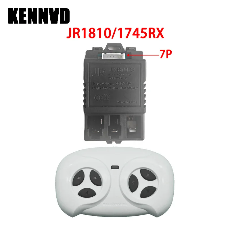 JR1810RX JR1745RX 7P Baby toy car bluetooth remote control 2.4GHz, the controller with smooth start function
JR1810RX JR1745RX 7P Baby toy car bluetooth remote control 2.4GHz, the controller with smooth start function