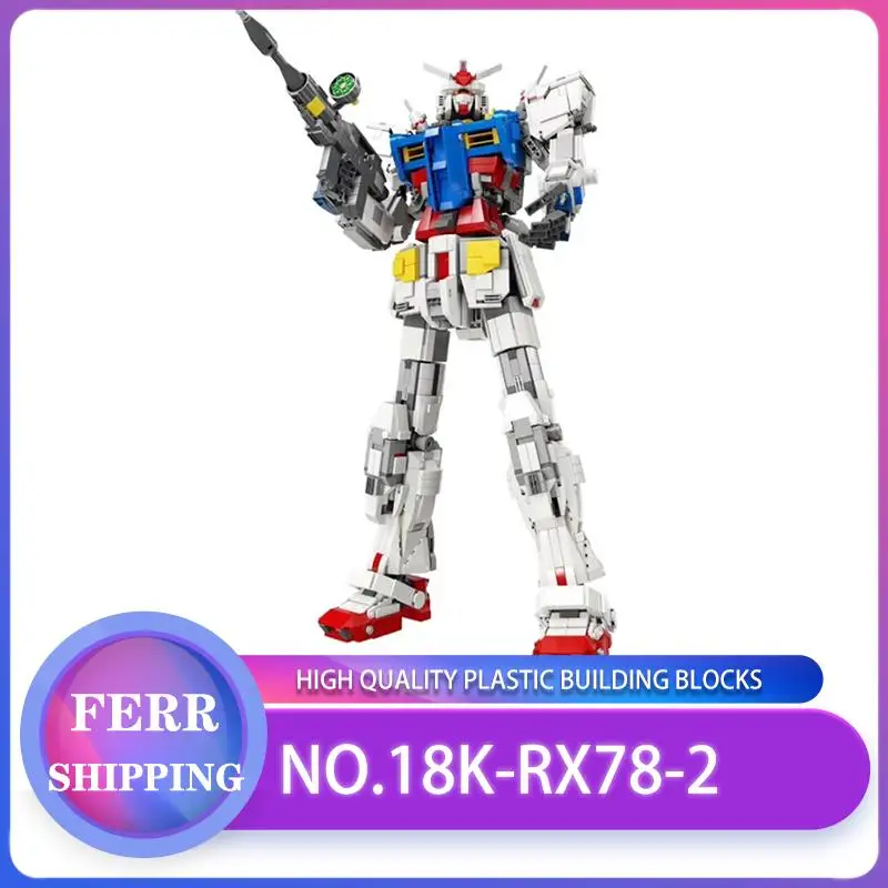 DHL super robot war lEGOED mecha Classic gundam model 18K-RX78-2 1:60 3500PCS Fixed bracket building block bricks Christmas toys
DHL super robot war lEGOED mecha Classic gundam model 18K-RX78-2 1:60 3500PCS Fixed bracket building block bricks Christmas toys