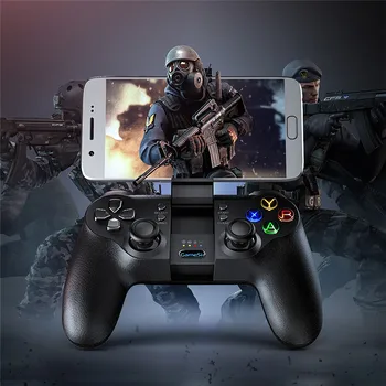 Bluetooth 4.0 Game Switch 2.4GHz Wireless Gamepad Mobile Game Controller For Android / PC / PS3 / SteamOS PUBG Joystick
Bluetooth 4.0 Game Switch 2.4GHz Wireless Gamepad Mobile Game Controller For Android / PC / PS3 / SteamOS PUBG Joystick