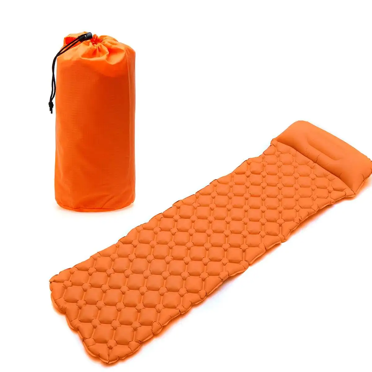 Inflatable Sleeping Pad Camping Mat with Pillow Portable Outdoor Nylon Ultralight Lightweight Cushion Mattress Cushion Sofa
Inflatable Sleeping Pad Camping Mat with Pillow Portable Outdoor Nylon Ultralight Lightweight Cushion Mattress Cushion Sofa