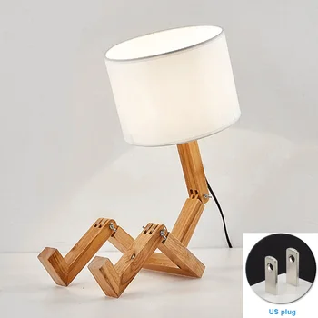 Nordic Modern Students Folding Reading Light Wooden Base Interior Decoration Robot Shaped LED Table Lamp Flexible For Bedroom
Nordic Modern Students Folding Reading Light Wooden Base Interior Decoration Robot Shaped LED Table Lamp Flexible For Bedroom