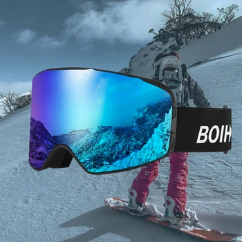 2020 Skiing goggles Double-layer REVO coated large cylindrical anti-fog breathable men and women Snowboard Goggles Ski glasses
2020 Skiing goggles Double-layer REVO coated large cylindrical anti-fog breathable men and women Snowboard Goggles Ski glasses