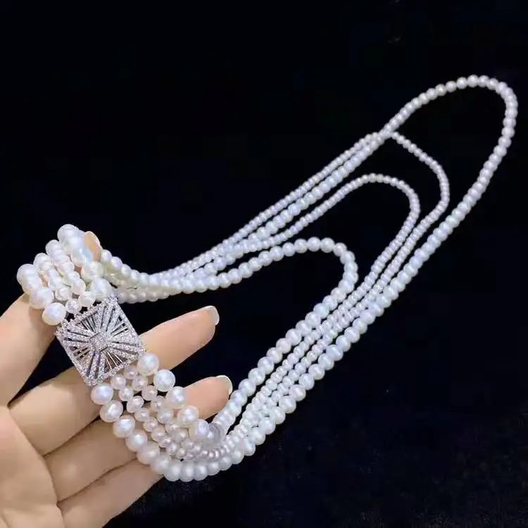 Ожерелье handmade4 из белого пресноводного жемчуга, аксессуары из циркония с микроинкрустацией, длинное ожерелье на свитер с пуговицами 48-75 см
Ожерелье handmade4 из белого пресноводного жемчуга, аксессуары из циркония с микроинкрустацией, длинное ожерелье на свитер с пуговицами 48-75 см