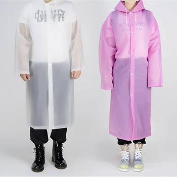 Fashionable EVA Thickened Waterproof Raincoat Adult Transparent Camping With Sleeves One-Piece Environmental Protection Raincoat
Fashionable EVA Thickened Waterproof Raincoat Adult Transparent Camping With Sleeves One-Piece Environmental Protection Raincoat