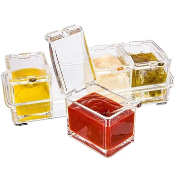 Clear Seasoning Rack Spice Pots 4 Piece Acrylic Seasoning Box Storage Container Condiment Jars Cruet with Cover and Spoon
Clear Seasoning Rack Spice Pots 4 Piece Acrylic Seasoning Box Storage Container Condiment Jars Cruet with Cover and Spoon