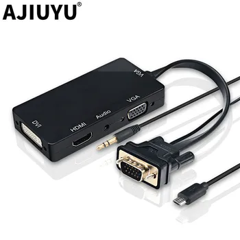 AJIUYU VGA to DVI VGA HDMI Adapter Cable Hub Dock Multi Ports VGA Display Splitter video Monitor Projector For Windows 10 8 7 XP
AJIUYU VGA to DVI VGA HDMI Adapter Cable Hub Dock Multi Ports VGA Display Splitter video Monitor Projector For Windows 10 8 7 XP