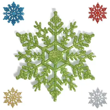 Hot Sale 12 Pcs Glitter Snowflake Christmas Ornaments Xmas Tree Hanging Decoration green
Hot Sale 12 Pcs Glitter Snowflake Christmas Ornaments Xmas Tree Hanging Decoration green