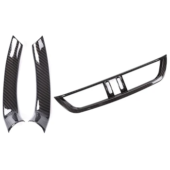 1Pcs Carbon Fiber Abs Steering Wheel Frame Strip Cover Trim & 1Pcs Center Console Air Conditioning Outlet Vent Frame
1Pcs Carbon Fiber Abs Steering Wheel Frame Strip Cover Trim & 1Pcs Center Console Air Conditioning Outlet Vent Frame