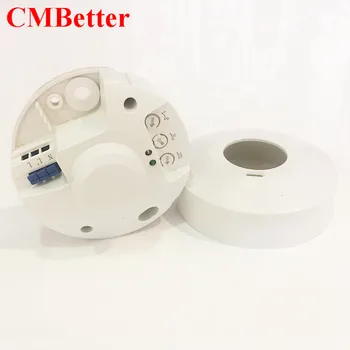 

New110-220v 5.8GHz HF Systerm LED Microwave 360 Degree Radar Sensor Light Switch Ceiling light Occupancy Body Motion Detector