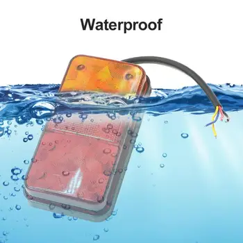 1 Pair 24V LED Waterproof Car Truck LED Rear Tail Light Warning Lights Rear Lamp Trailer Light For Campers ATV Truck Accessories
1 Pair 24V LED Waterproof Car Truck LED Rear Tail Light Warning Lights Rear Lamp Trailer Light For Campers ATV Truck Accessories