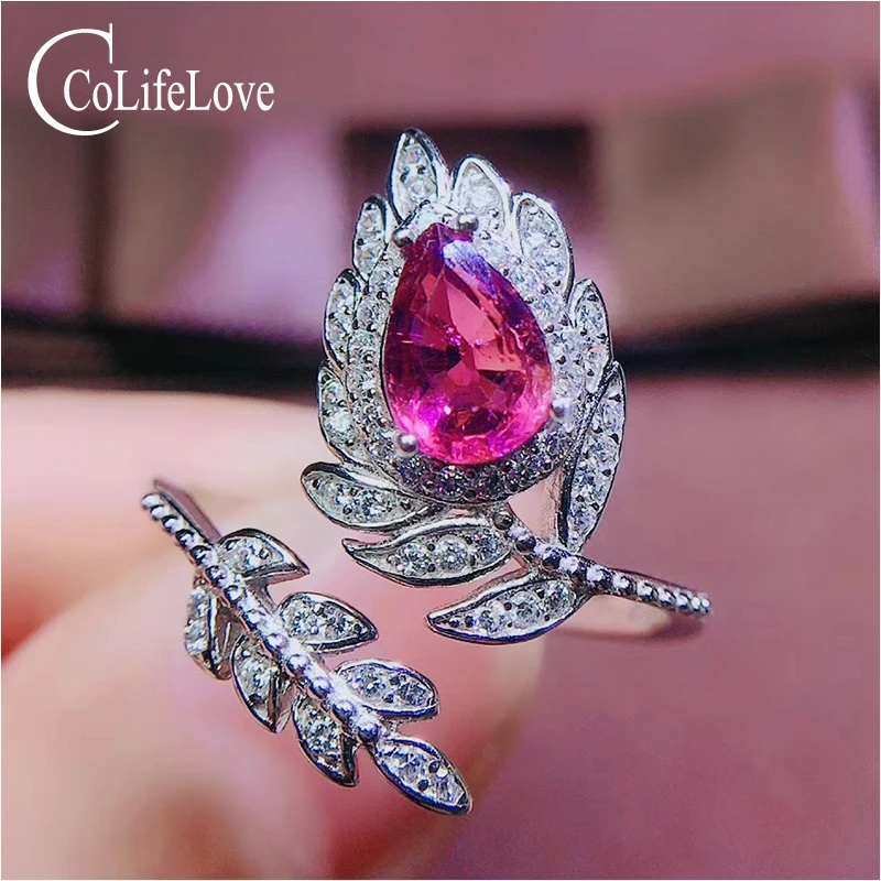 CoLife Jewlery 925 Silver Pink Topaz Ring for Party 4*6mm Natural Topaz Silver Ring Fashion Silver Gemstone Ring
CoLife Jewlery 925 Silver Pink Topaz Ring for Party 4*6mm Natural Topaz Silver Ring Fashion Silver Gemstone Ring