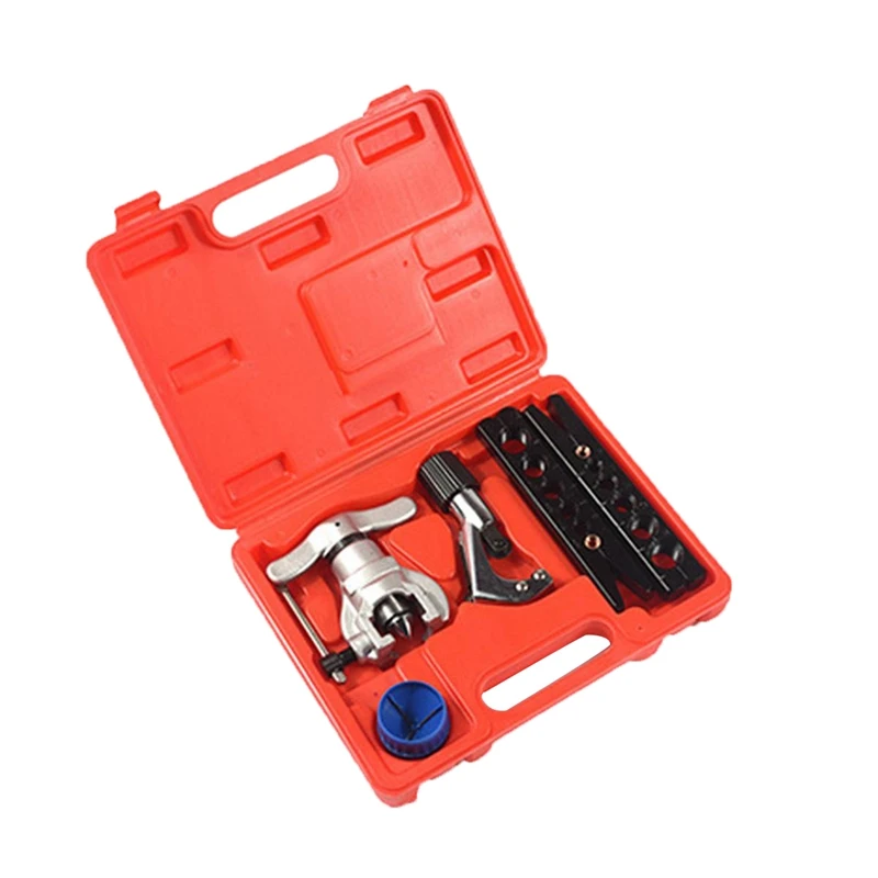 Ct-808 Eccentric Tube Flaring Tool Kit Metric And Inch Tube Expander Kit Air Conditioner Copper Pipe Reamer 6-19Mm 1/4-3/4 inch
Ct-808 Eccentric Tube Flaring Tool Kit Metric And Inch Tube Expander Kit Air Conditioner Copper Pipe Reamer 6-19Mm 1/4-3/4 inch