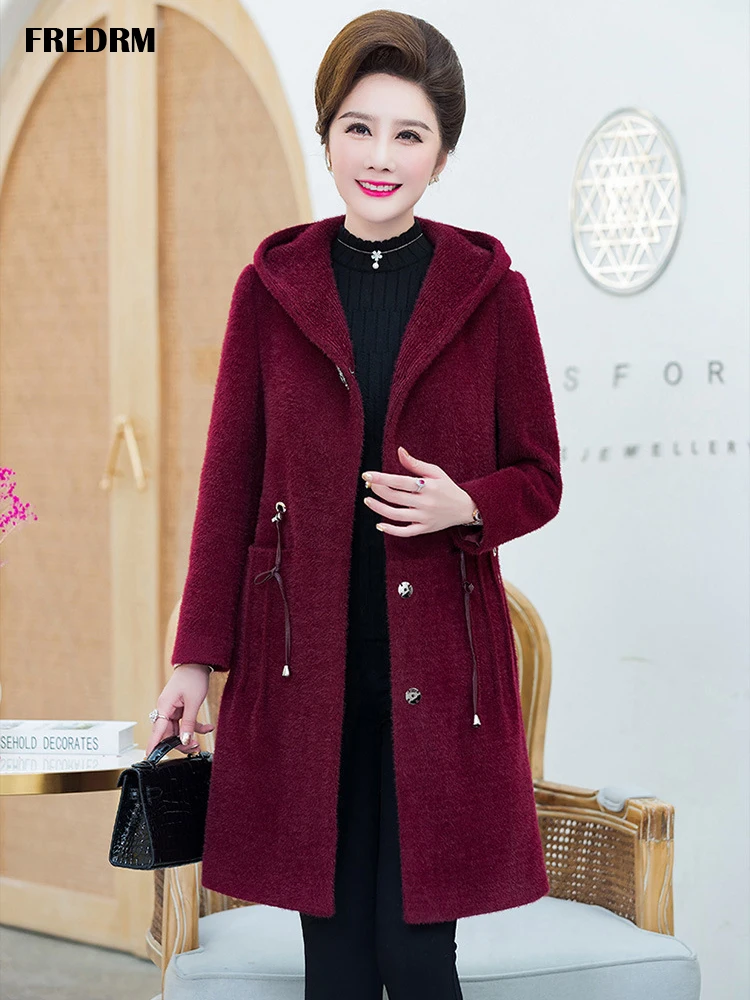 FREDRM New Coats Women 2019 Winter Office Lady Fake Fleece Mink Cashmere Female Woolen Overcoat Plus Size 5XL Ladies Outerwear 
FREDRM New Coats Women 2019 Winter Office Lady Fake Fleece Mink Cashmere Female Woolen Overcoat Plus Size 5XL Ladies Outerwear