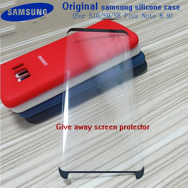 Original Samsung Galaxy S8/ S9/ S10 Plus Liquid Silicone Case Silky Soft-Touch Finish Back Protective Cover and screen protector
Original Samsung Galaxy S8/ S9/ S10 Plus Liquid Silicone Case Silky Soft-Touch Finish Back Protective Cover and screen protector