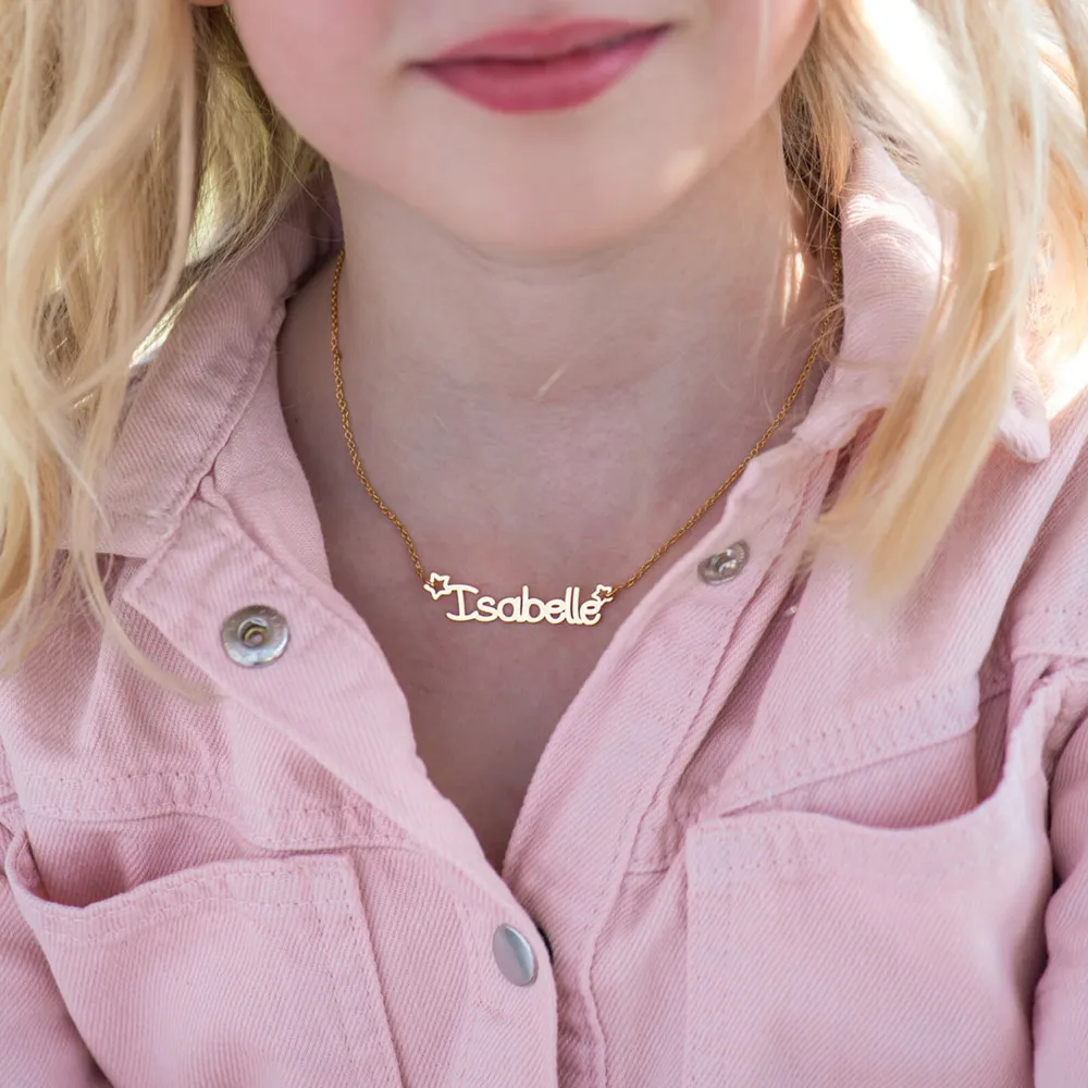 Custom Name Necklace Nameplate Pendant Gold Chain Personalized Name Necklace With Stars Jewelry For Girlfriend Birthday Gifts
Custom Name Necklace Nameplate Pendant Gold Chain Personalized Name Necklace With Stars Jewelry For Girlfriend Birthday Gifts