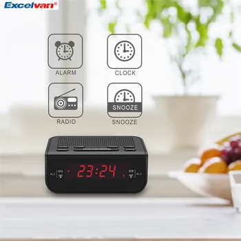 New Excelvan LED Alarm Clock FM Radio with Dual Alarm Buzzer Snooze Sleep Function Compact Digital Red LED Time Display Clocks
New Excelvan LED Alarm Clock FM Radio with Dual Alarm Buzzer Snooze Sleep Function Compact Digital Red LED Time Display Clocks