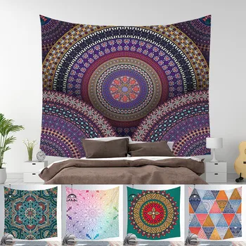 Fuwatacchi Mandala Style Printed Tapestry Macrame Wall Hanging Fabric for Farmhouse Boho Home Decoration Psychedelic Tapestries
Fuwatacchi Mandala Style Printed Tapestry Macrame Wall Hanging Fabric for Farmhouse Boho Home Decoration Psychedelic Tapestries