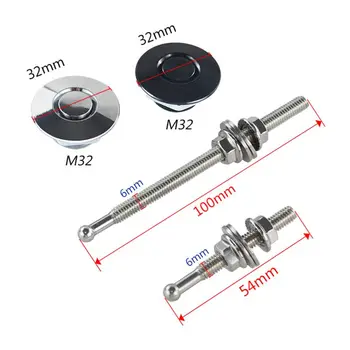 Universal 32mm Push Button Billet Hood Pins Lock Clip Kit Engine Bonnets Lock Aluminum Vehicle Car Quick Latch Accessories
Universal 32mm Push Button Billet Hood Pins Lock Clip Kit Engine Bonnets Lock Aluminum Vehicle Car Quick Latch Accessories